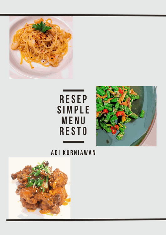 Resep Simple Menu Resto
